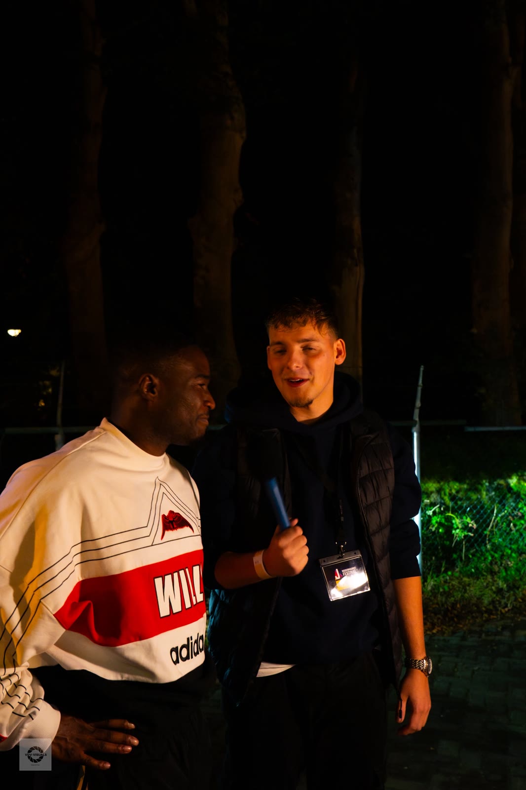 Festivalinterview in beeld — short-form content op locatie